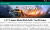 N.O.V.A. 3 - Legacy Tips screenshot 2