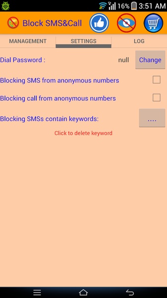 Block SMS&Call - Preview 1