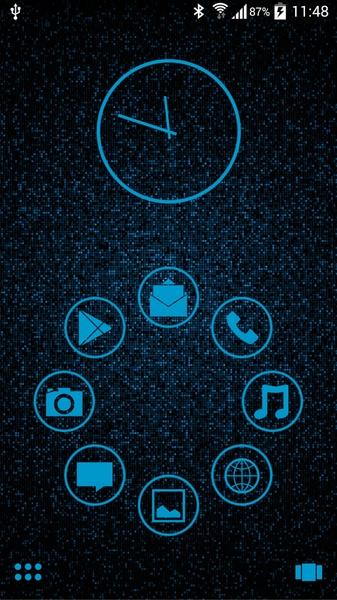 Holo Blue Theme - Preview 3