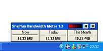 ShaPlus Bandwidth Meter screenshot 1