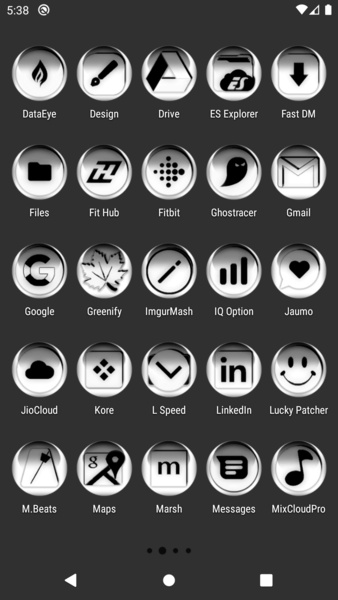 White O Icon Pack Free - Preview 6