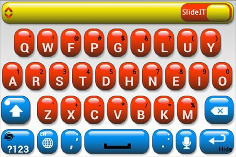 SlideIT Smarties candy skin - Preview 1