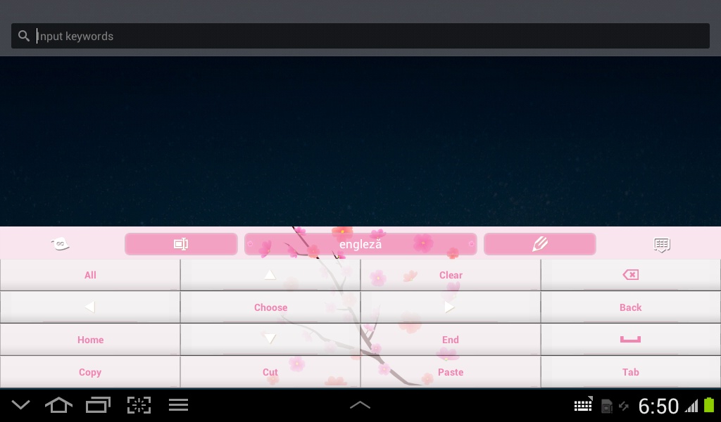 Pink Flowers GO Keyboard - Preview 8