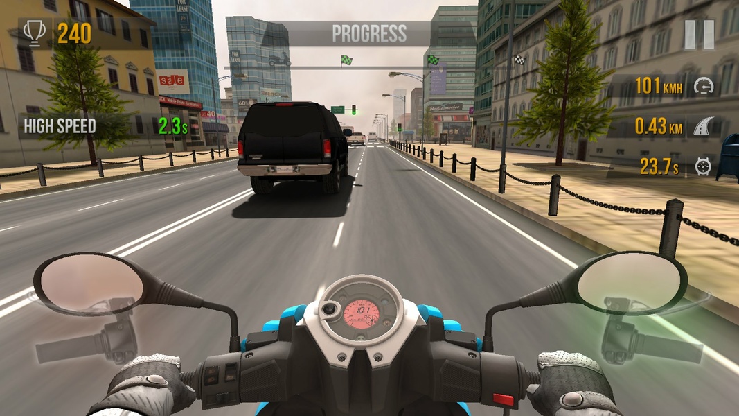 Como baixar e jogar Traffic Rider no PC com um emulador de Android