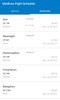 Maldives Flight Schedule screenshot 1