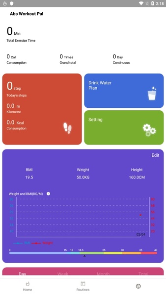 Abs Workout Pal - 7 Minutes Home Fitness App - Preview 1