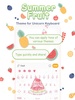 Summer Fruit Emoji Keyboard Theme screenshot 3