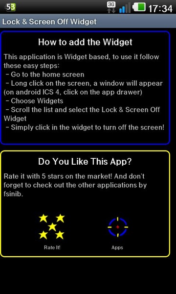 Lock & Screen Off Widget - Preview 1