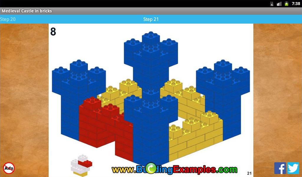 Medieval Castle in bricks - Preview 1