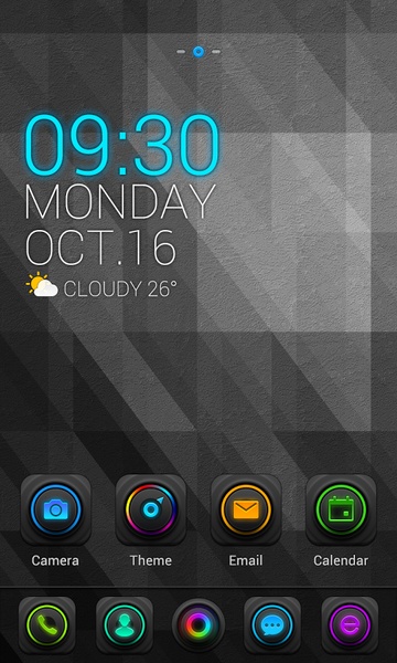 Electric Tourbillon GOLauncher EX Theme - Preview 6