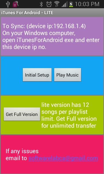 iTunes For Android - LITE - Preview 2