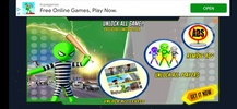 Stickman Giant Hero Crime City screenshot 1