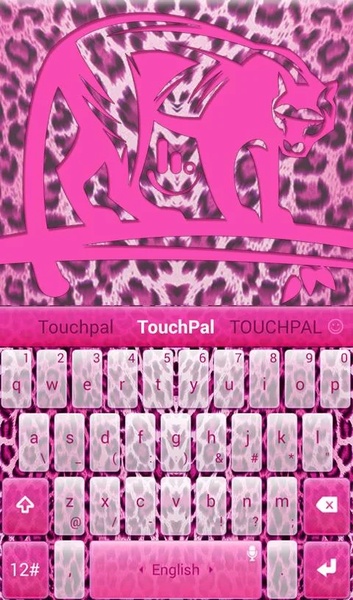 TouchPal SkinPack Pink Sexy Panther - Preview 2