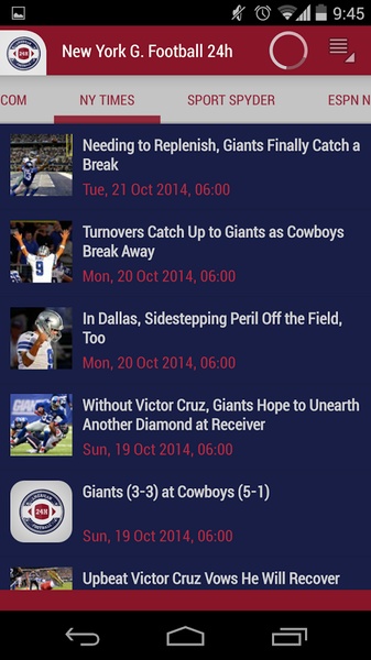 New York G. Football 24h - Preview 2