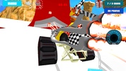 Cat Race Car Snow Drift Stunts screenshot 7