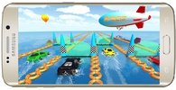 Water Floating Car Stunt (Hebrew) screenshot 1