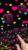 Colorful Love Hearts Keyboard screenshot 4