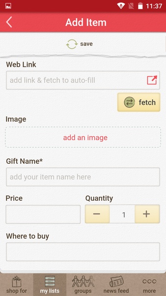 Giftster - Preview 1