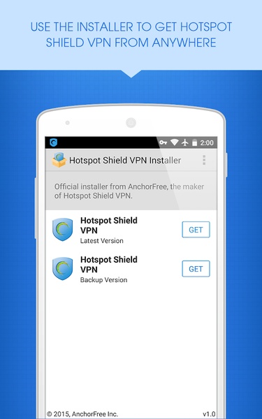 AnchorFree Installer - Preview 3