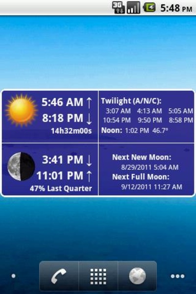 LunaSolCal Widgets - Preview 5