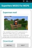 SuperHero MODS For MCPE screenshot 1