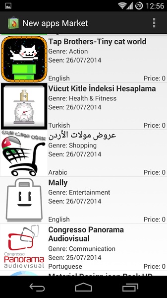 New apps Market - Preview 2