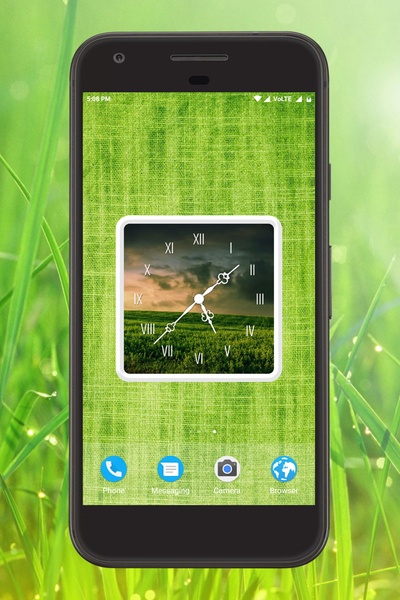 Grass Clock Live Wallpaper - Preview 5