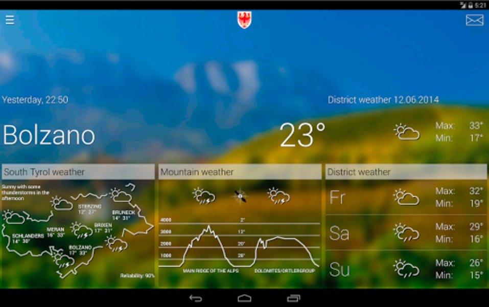 Weather South Tyrol - Preview 3