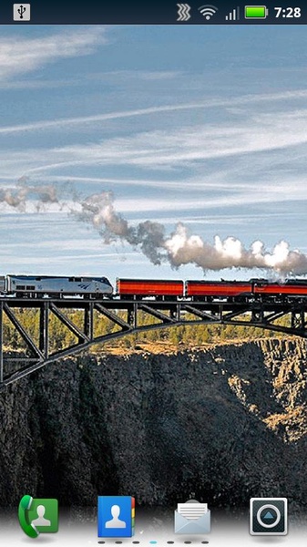 Trains on Bridges Live Wallpaper - Preview 1