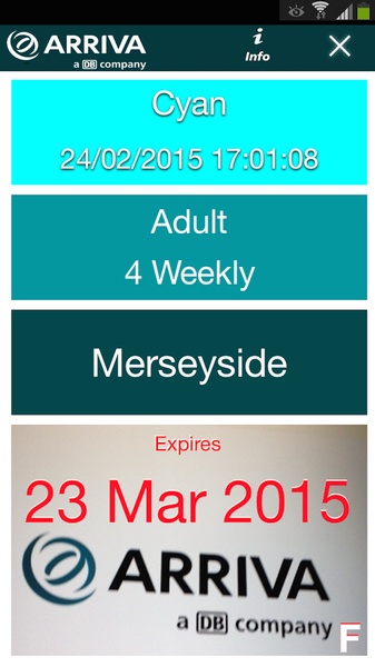 Arriva m-ticket - Preview 1