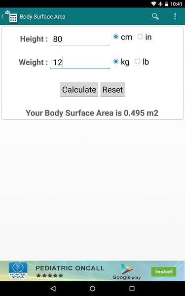 Medical Calculators - Preview 2