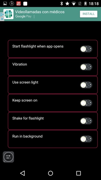 Shake flashlight clearance app