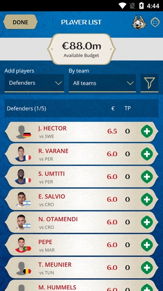 2018 FIFA World Cup Russia Fantasy - Preview 3
