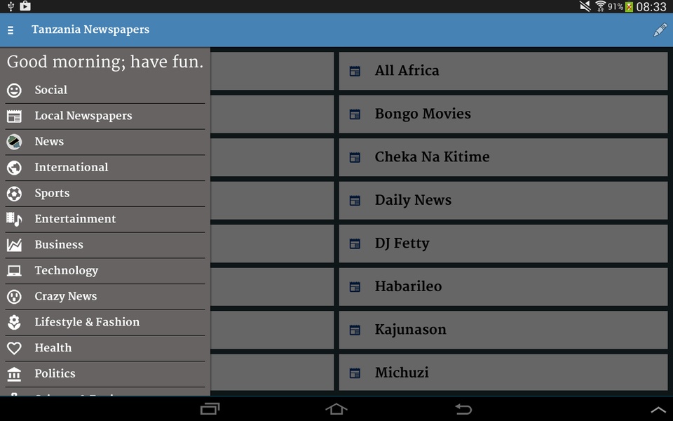 Tanzania Newspapers - Preview 1