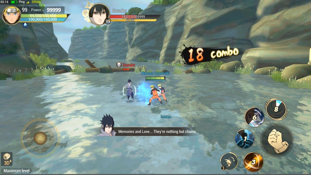 Naruto: Slugfest pour Android - Télécharge l'APK à partir d'Uptodown