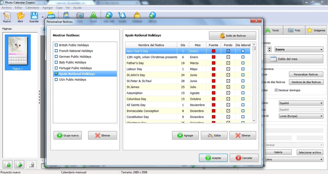 Download Photo Calendar Creator 16.0.0 for Windows | Uptodown.com