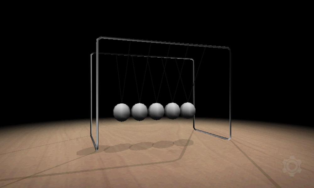 3D Newtons Cradle - Preview 4
