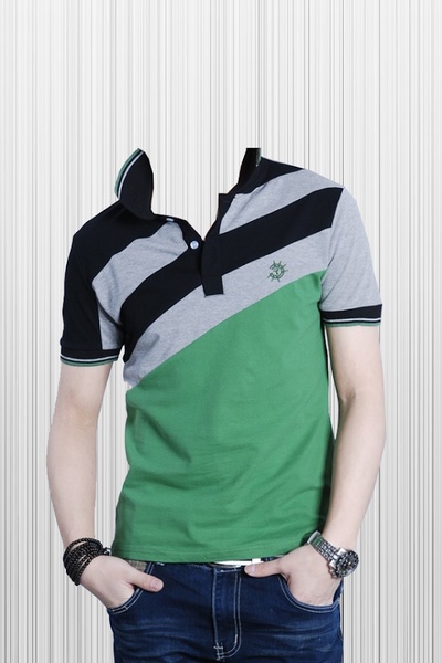 Man In T-Shirt Photo Suit - Preview 2