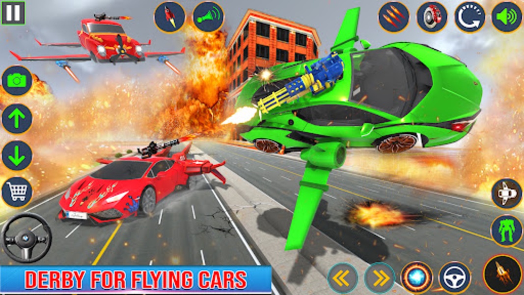 Flying Taxi Robot Game - Preview 4