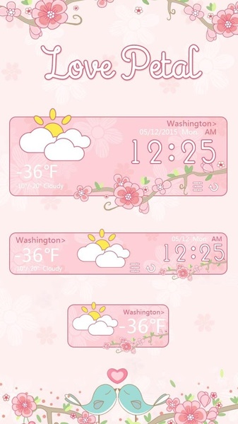 LovePetal GOLauncher EX Weather 2in1 - Preview 3