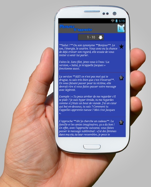 Phrases de drague - Preview 2