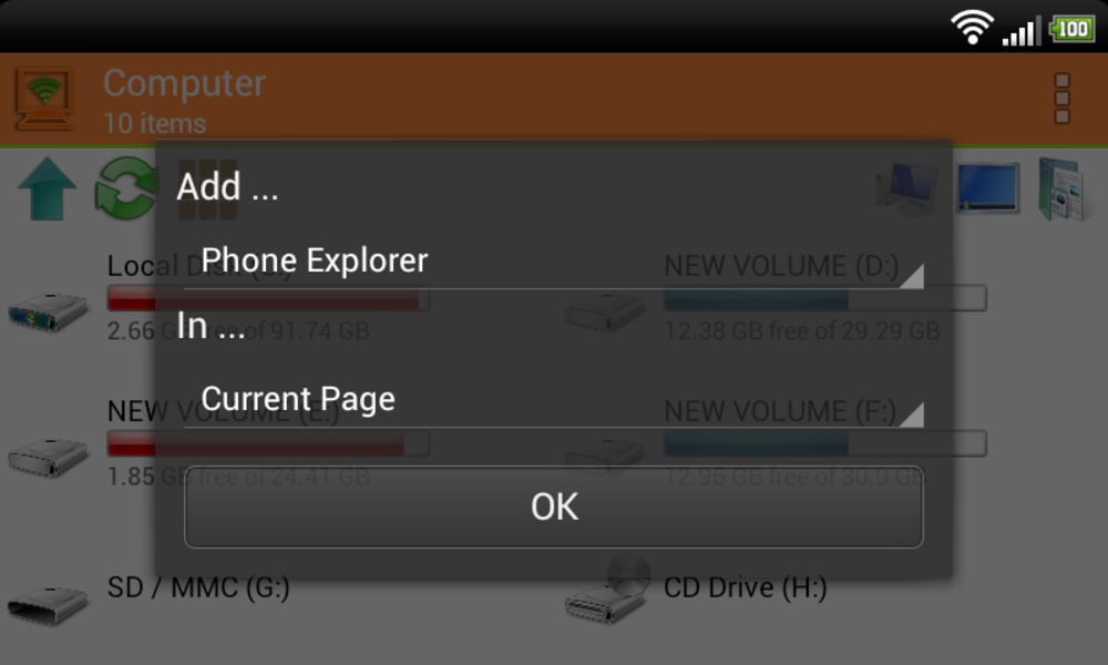 Wifi PC File Explorer - Preview 5