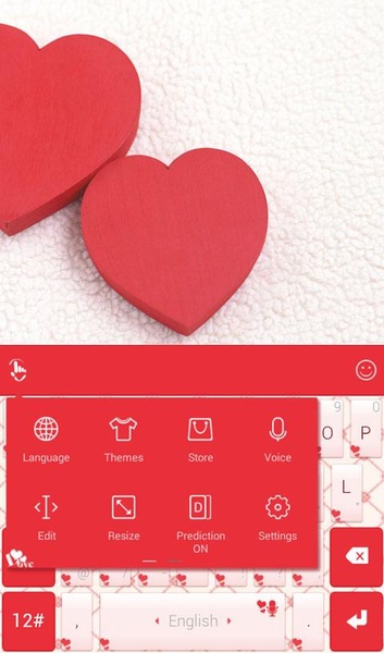 TouchPal SkinPack Simple Love - Preview 1