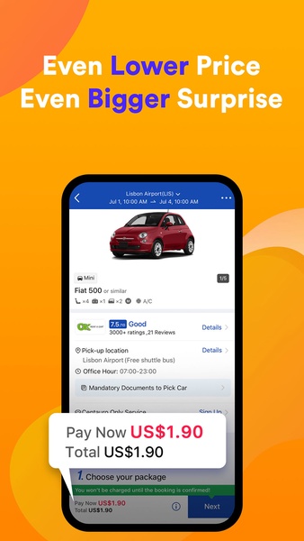 QEEQ Car Rental - Easy Rent A Car - Preview 1