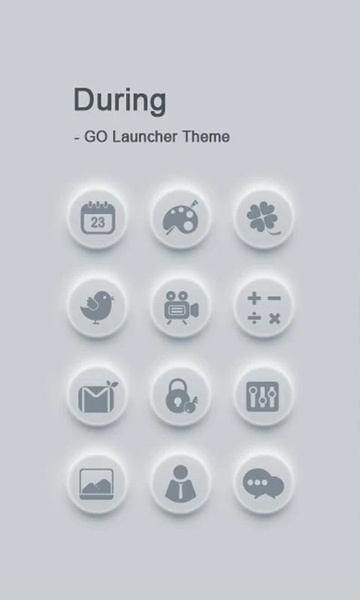 During GOLauncher EX Theme - Preview 4