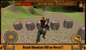 Horse Rider Hill Climb Run 3D screenshot 2