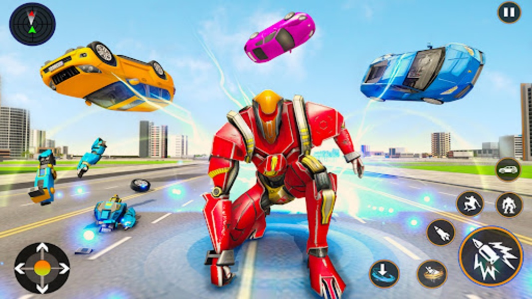 Helicopter Robot Car Game - Preview 5