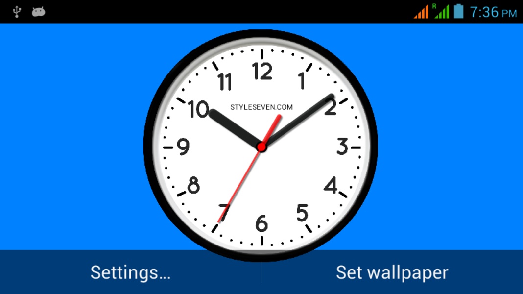 Skin Analog Clock-7 - Preview 2