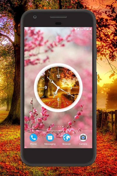 Autumn Clock Live Wallpaper - Preview 5