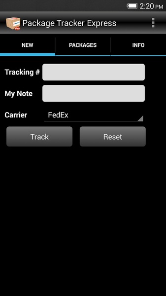 Package Tracker Express - Preview 5